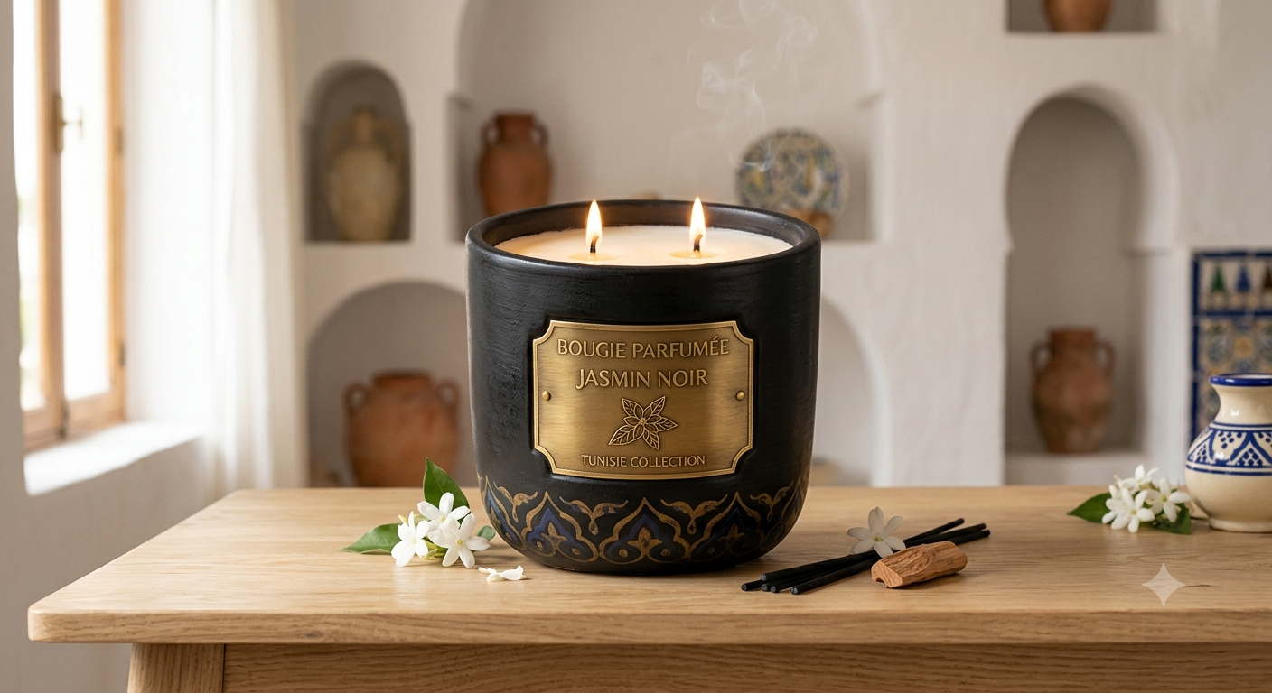 Bougie parfumée Jasmin Noir