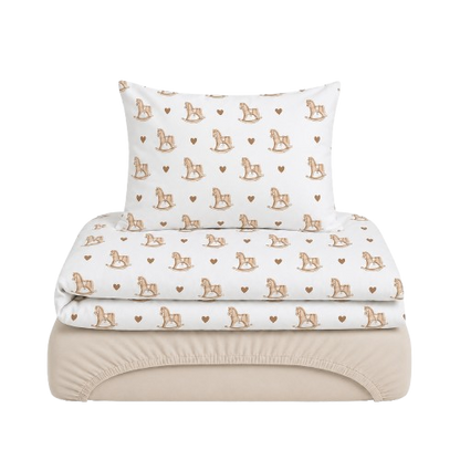 Parure de lit 3 pièces bébé en coton – Garçon