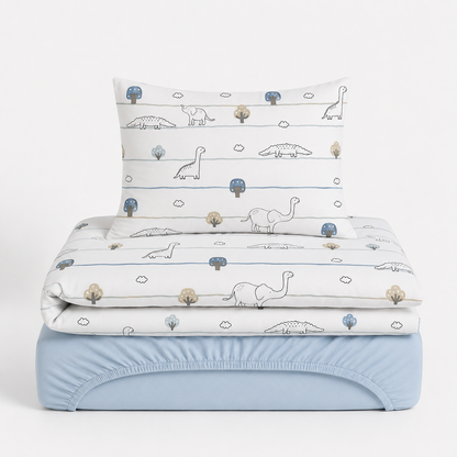 Parure de lit 3 pièces bébé en coton – Garçon