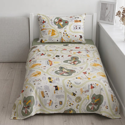 Parure de lit 3 pièces enfant en coton – Garçon