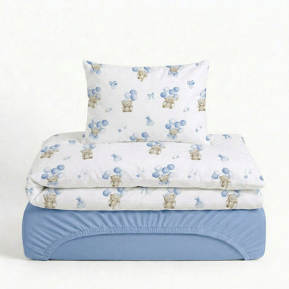 Parure de lit 3 pièces bébé en coton – Garçon
