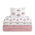 Parure de lit 3 pièces bébé en coton – Fille