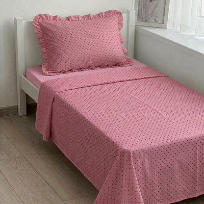 Parure de lit 3 pièces en coton pour fille – Cotonelle