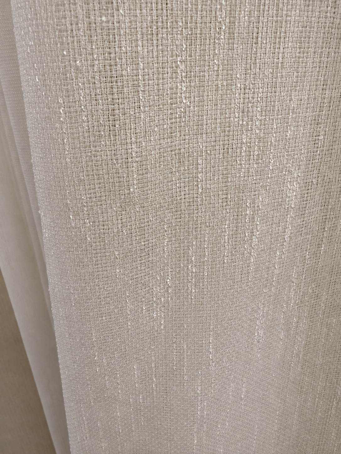 Rideau voilage beige