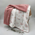 Plaid bébé double face doux – Fille