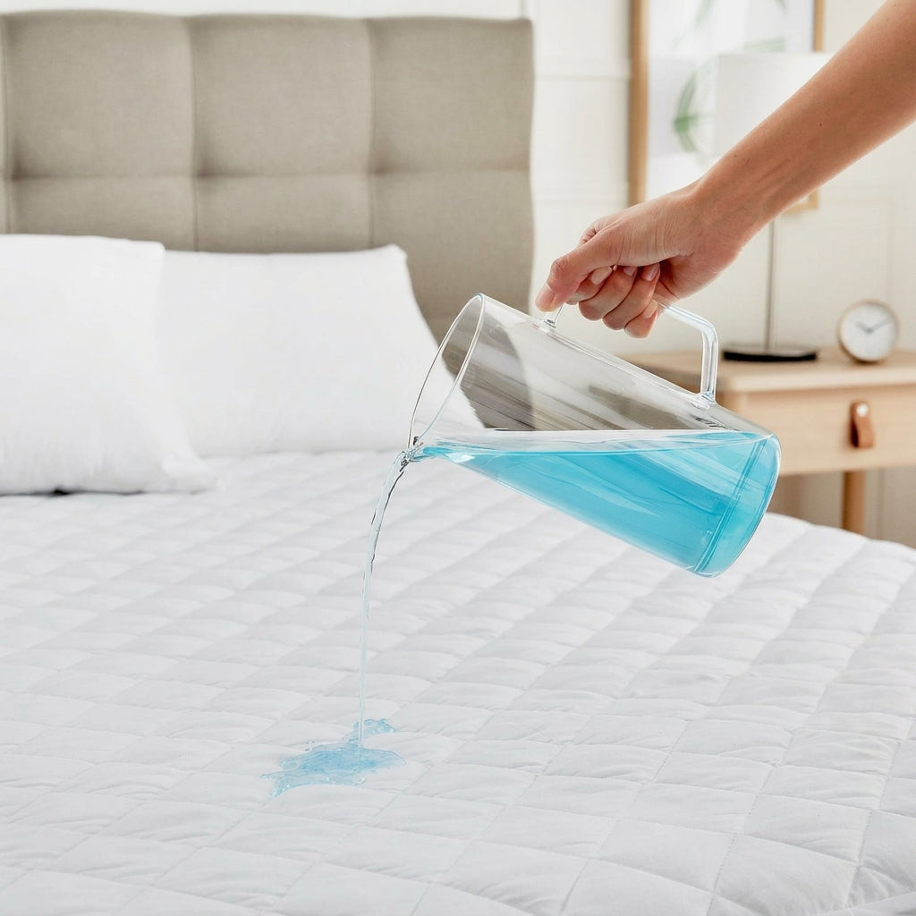 Protège-matelas imperméable en coton percale