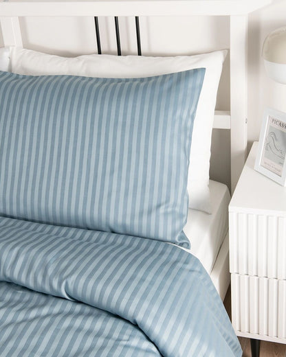 Parue de lit uni, en Satin de coton