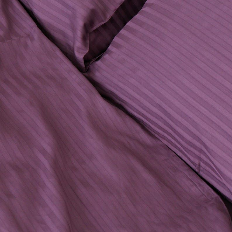 Parue de lit uni, en Satin de coton