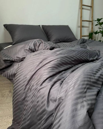 Parue de lit uni, en Satin de coton
