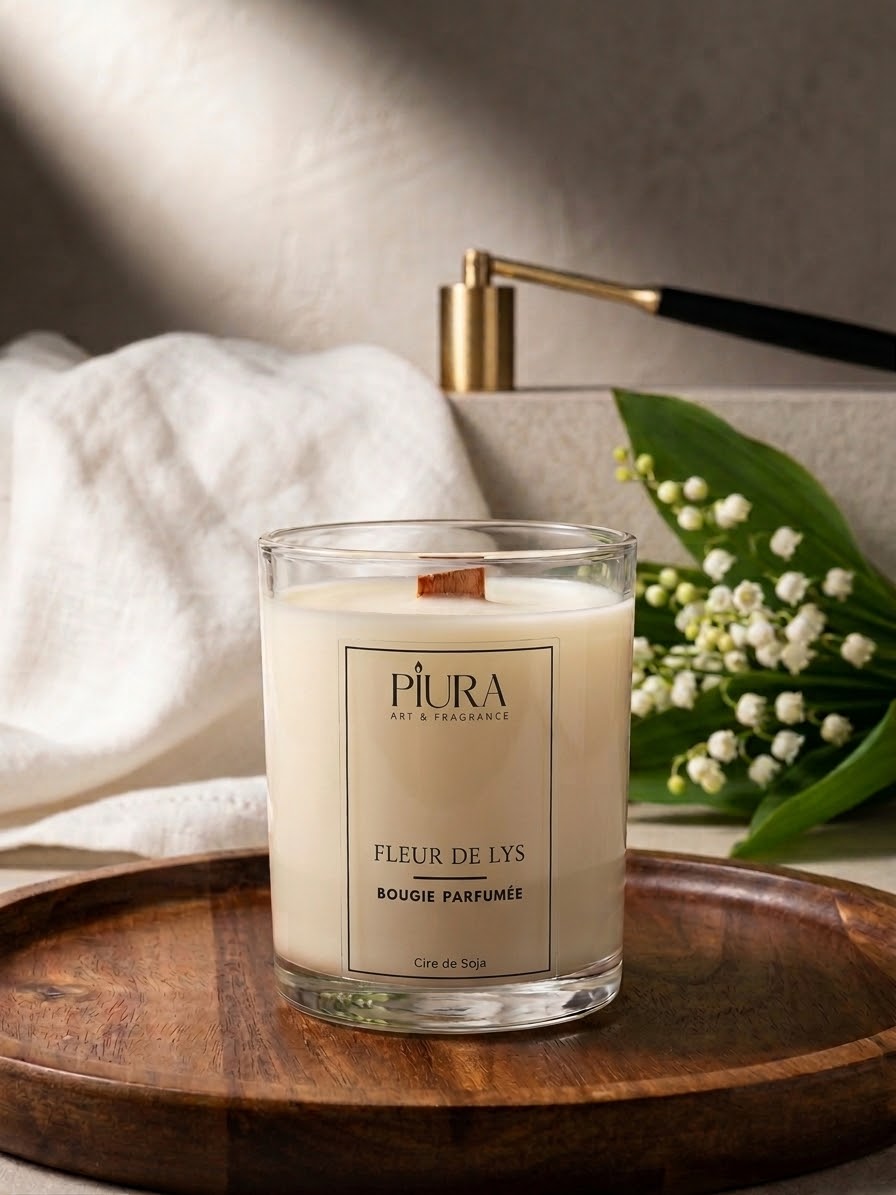 Bougie parfumée artisanale – 6 senteurs