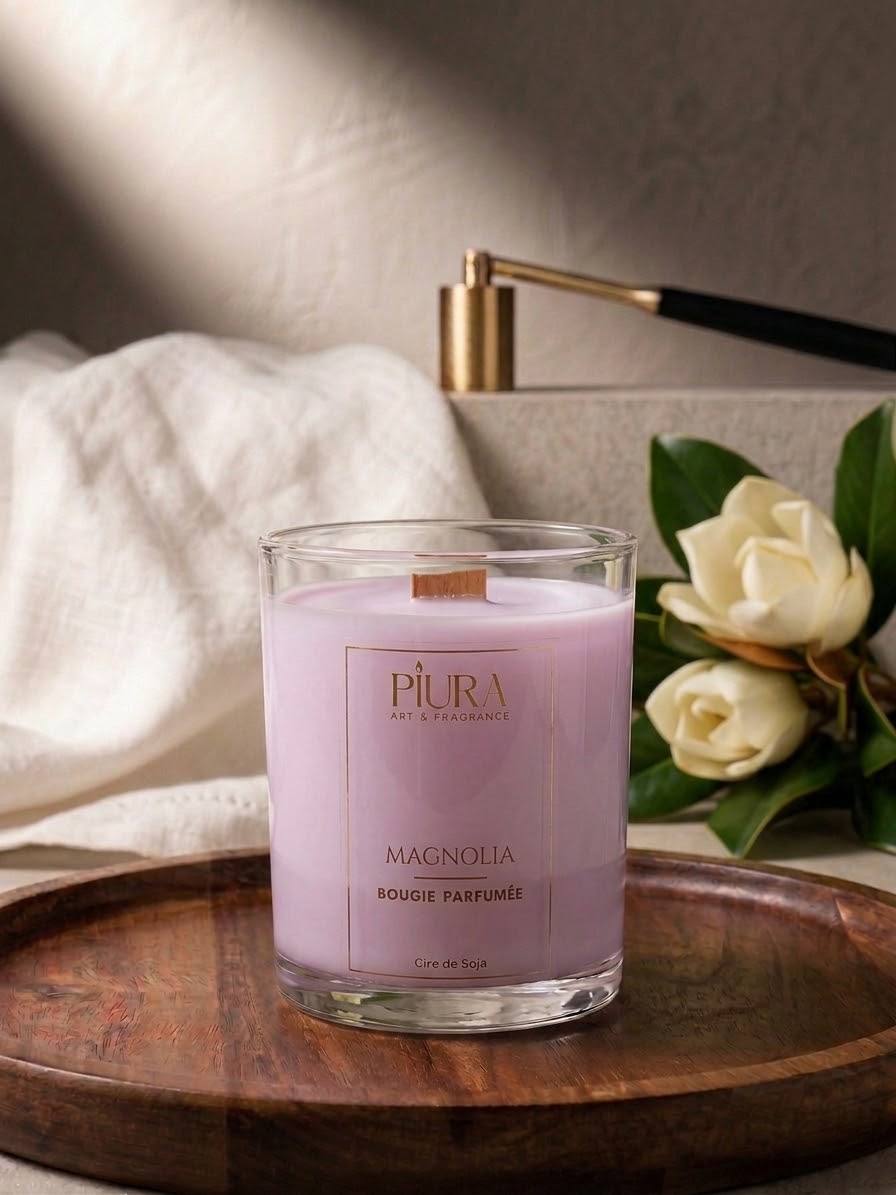 Bougie parfumée artisanale – 6 senteurs