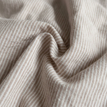 Parure de lit  100% Coton, effet lin