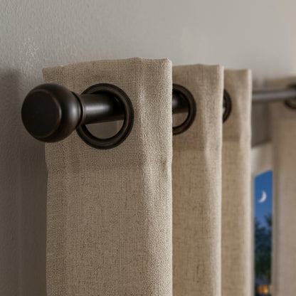 Rideau voilage beige