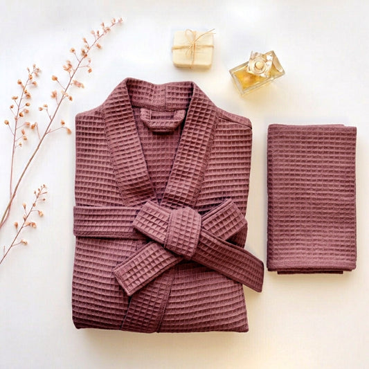 Pack peignoir et serviettes de bain